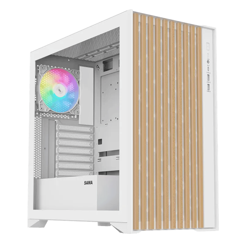كيس Thermalright V-Nature Mid-Tower أبيض ARGB - 1