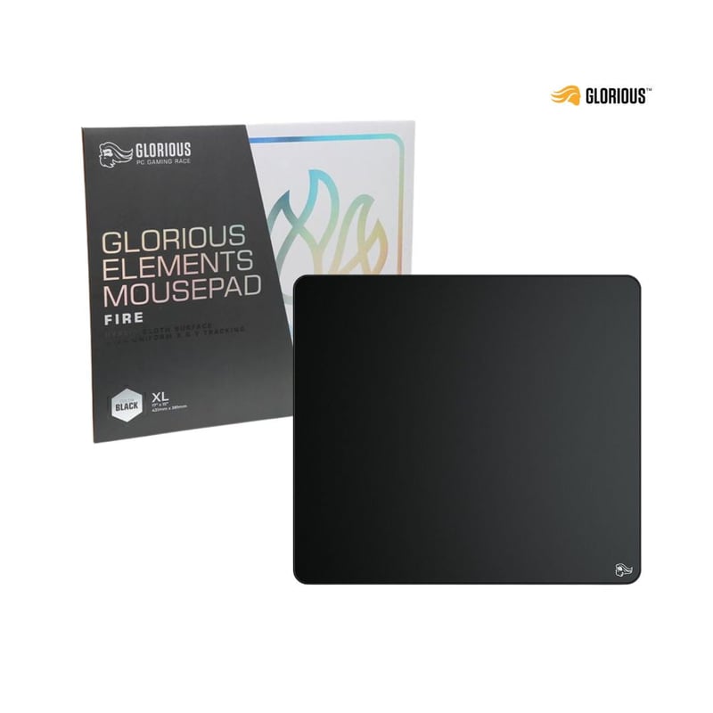 ماوس باد Glorious Elements Fire XL أسود - 1
