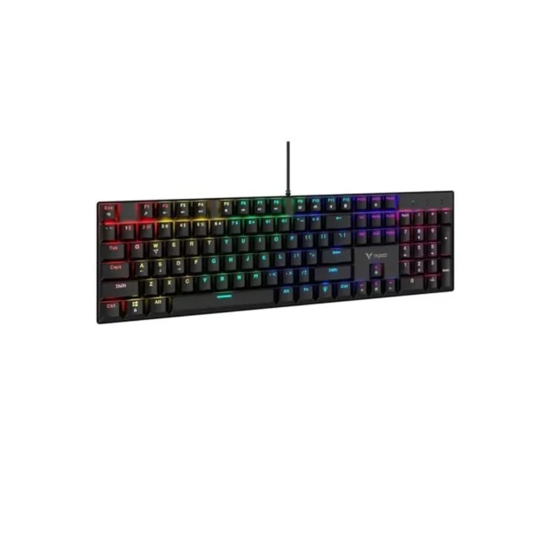 كيبورد Rapoo GK500 Full-Size ميكانيكي سلكي RGB أسود - 6