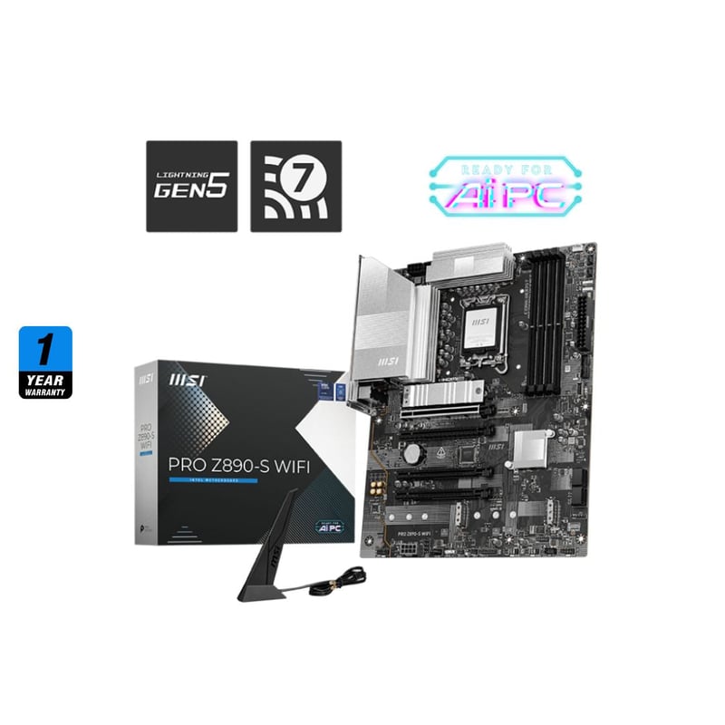 MSI PRO Z890 DDR5 LGA1851 ATX Motherboard - 1