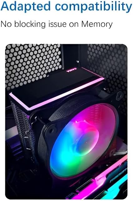 مبرد هوائي للمعالج SAMA KA200D بقدرة 65W مع إضاءة RGB - 2