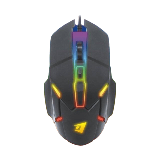 Jertech M300 Rocket Mouse Wired 4800 DPI Black RGB - 4