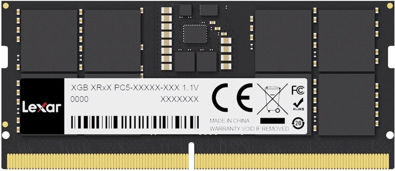 Lexar DDR5 16GB 5600MHz SODIMM Laptop Memory - 9
