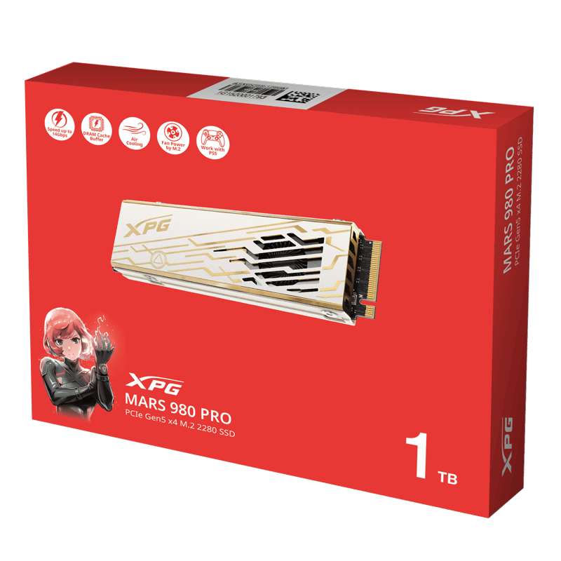 SSD XPG Mars 980 Pro 1TB NVMe M.2 - 16