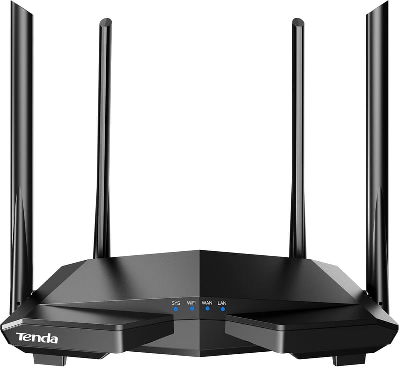 Tenda AC1200 Dual-Band WiFi 5 Gigabit Router - 8