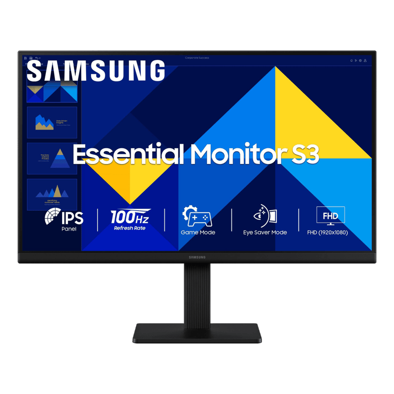 شاشة Samsung Essential S3 27″ 1920x1080 100Hz IPS - 1