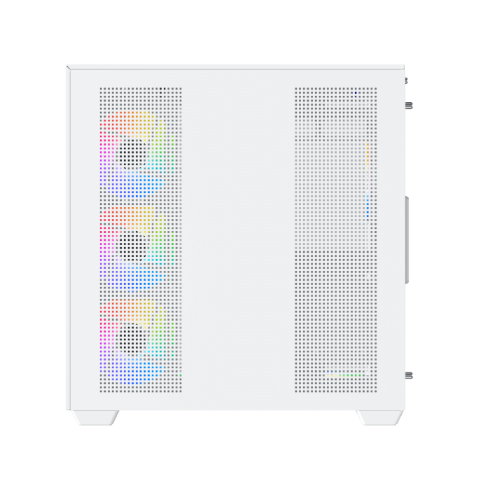 XIGMATEK Aqua V Mid-Tower ATX Case White Tempered Glass - 4