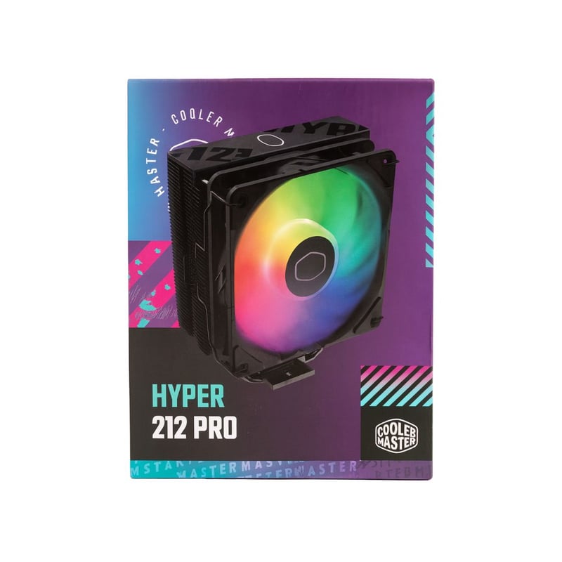 Cooler Master Hyper 212 Pro ARGB 120mm Air CPU Cooler - 8