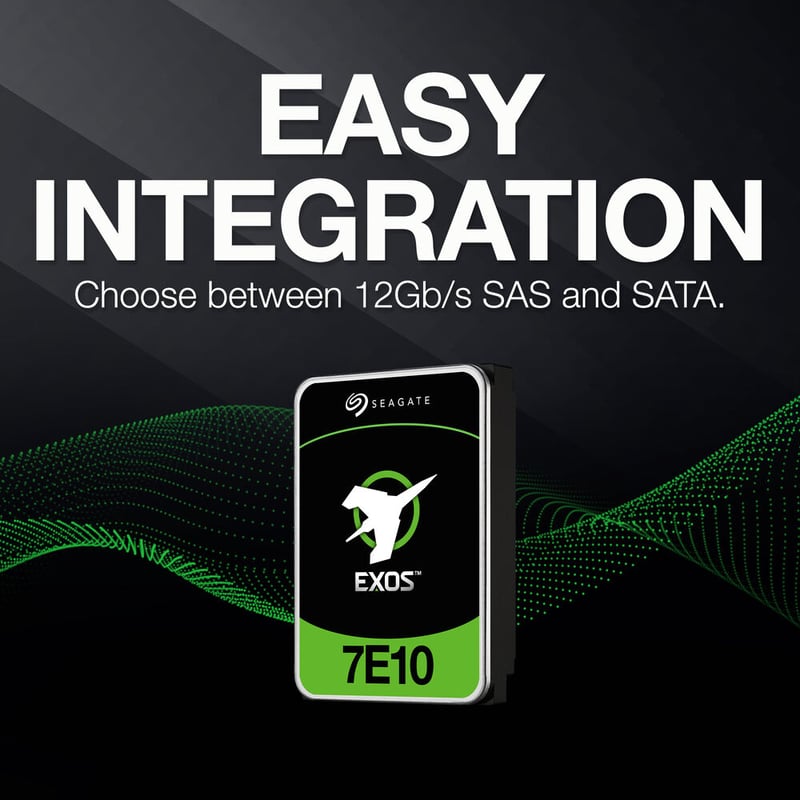 هارد Seagate Exos 7E10 10TB SATA 3.5 - 6