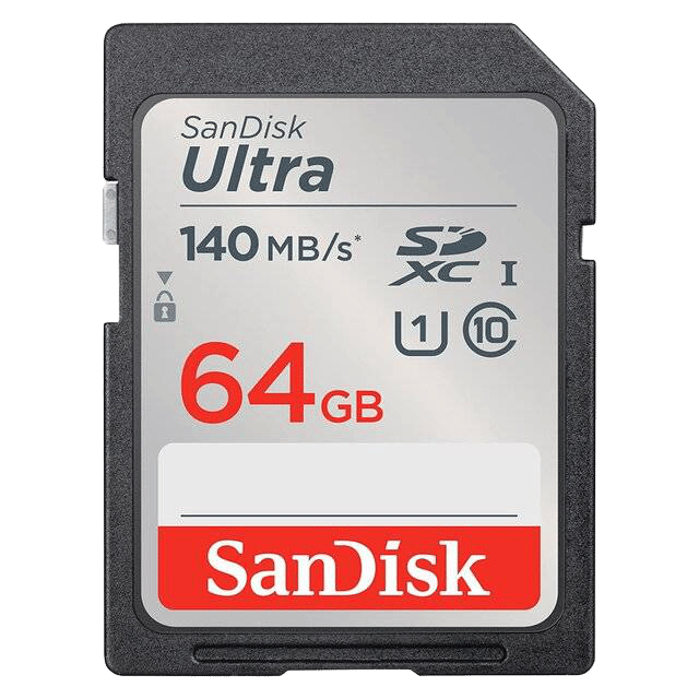 SanDisk Ultra 64GB SDXC UHS-I 140MB/s Memory Card - 4