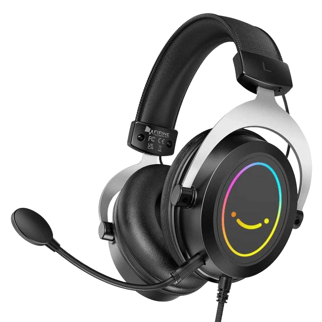 Fifine AmpliGame H3 Wired Gaming Headset with Microphone and RGB - 4