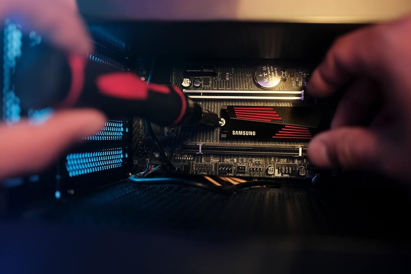 SSD Samsung 990 Pro 1TB NVMe M.2 PCIe 4.0 مع Heatsink - 8