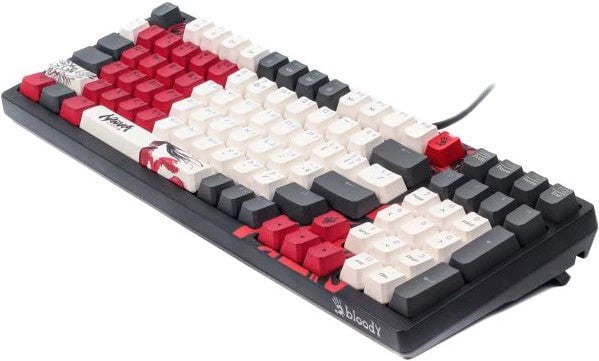 Bloody S98 Naraka Mechanical Switch Gaming Keyboard - BLMS Red Switch - English/Arabic Layout - 6