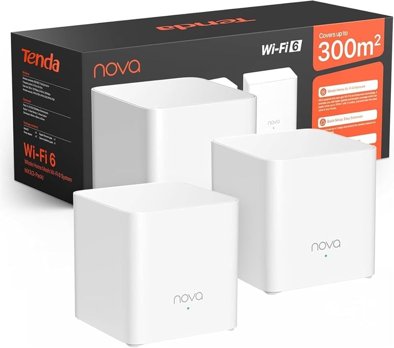 Tenda Nova MW6 Whole Home Mesh Wi-Fi 5 System (3-Pack) - 4