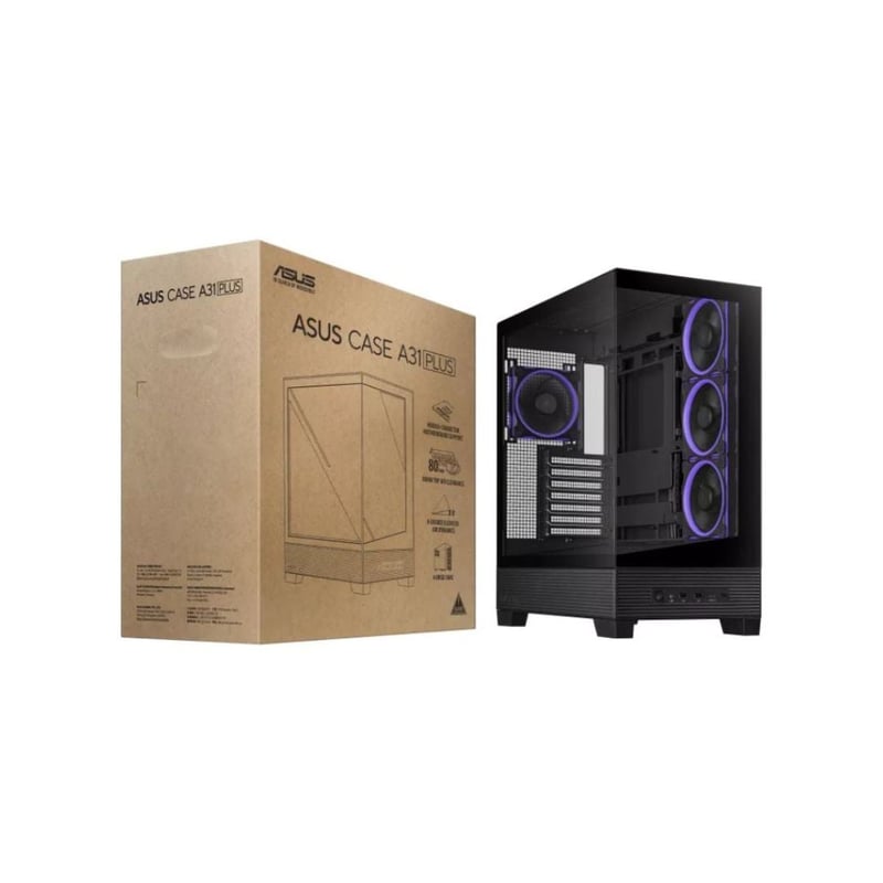 كيس ASUS A31 Plus Mid-Tower ATX أسود ARGB - 6