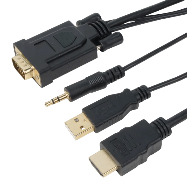 كيبل VCOM محول HDMI إلى VGA مع صوت 1.8M - 1