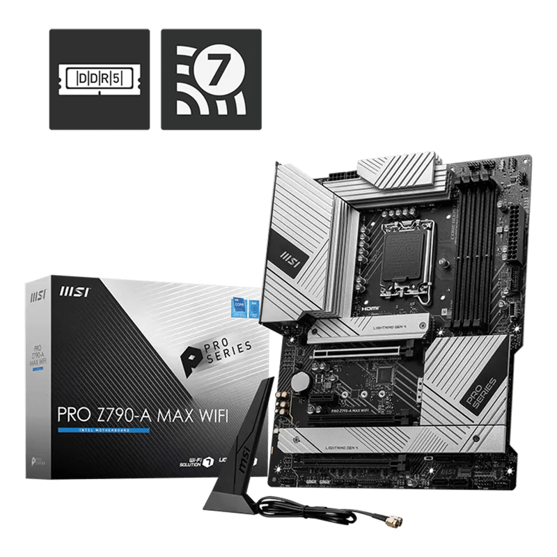 MSI PRO Z790-A MAX DDR5 LGA1700 ATX Motherboard - 6