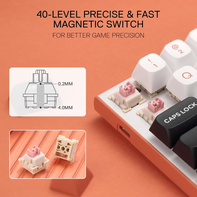 كيبورد Redragon K683 75% ميكانيكي سلكي - 4