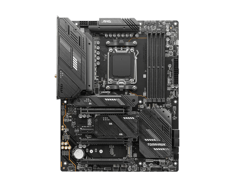 MSI MAG X670E TOMAHAWK WIFI AM5 ATX DDR5 Motherboard - 3