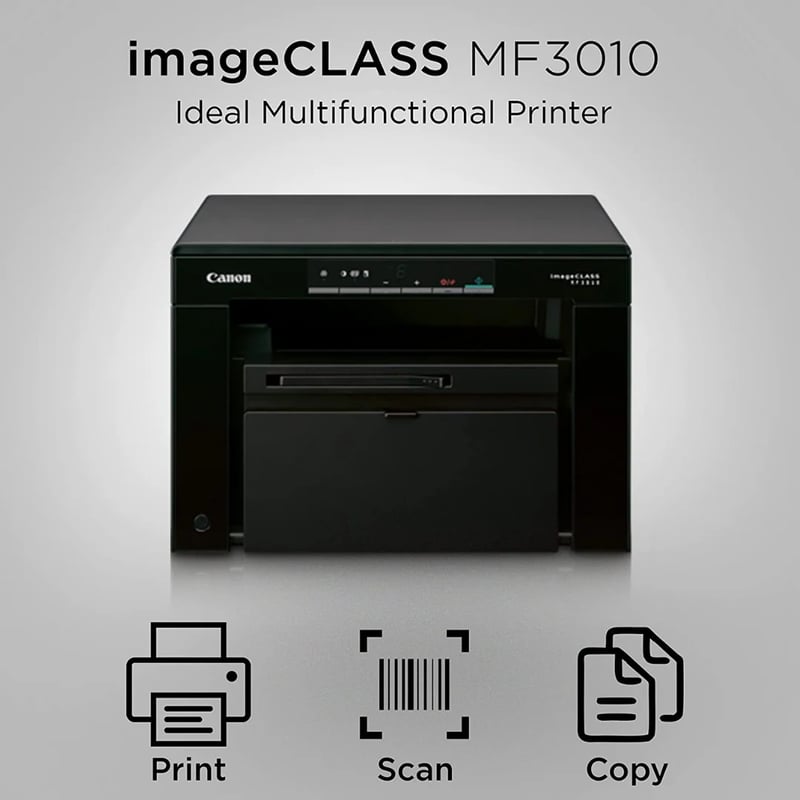 Canon i-SENSYS MF3010 Multifunction Monochrome Laser Printer - 4