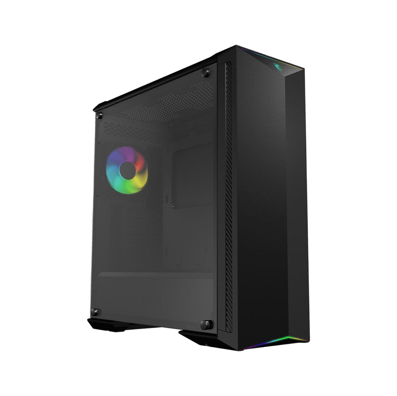MSI MPG GUNGNIR 100 Mid-Tower ATX Case Black Tempered Glass - 6