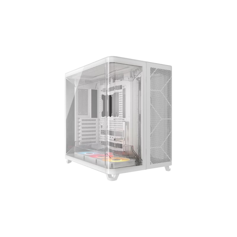 كيس Corsair 5400 RS-R Mid-Tower أبيض زجاجي مقوى ARGB - 1