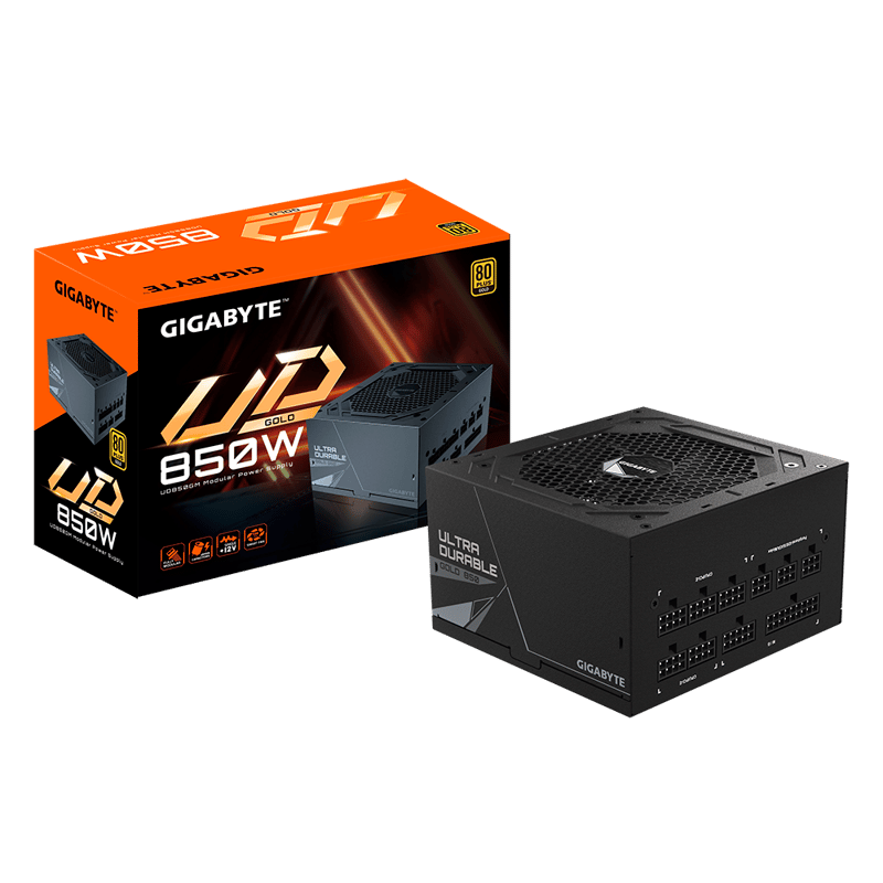 باور سبلاي Gigabyte UD850GM 850W 80+ Gold بالكامل مودولار أسود - 3