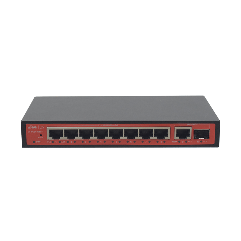 Wi-Tek Cloud Easy Smart Switch WI-PCES308GF 8-Port PoE+ 1Gbps SFP - 5