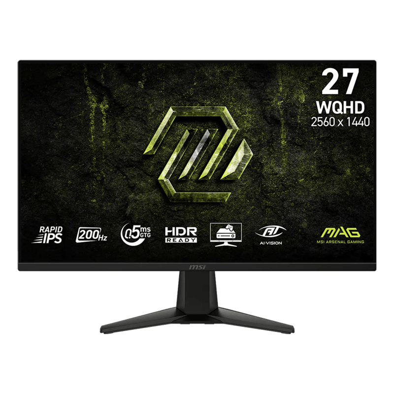 MSI MAG 275QF E20 27" WQHD Rapid IPS 200Hz Gaming Monitor - 1