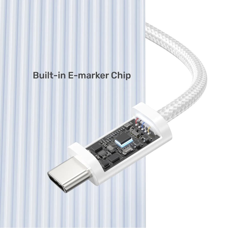 كيبل Unitek C14141A USB-C إلى USB-C 100W Magnetic 1m - 11