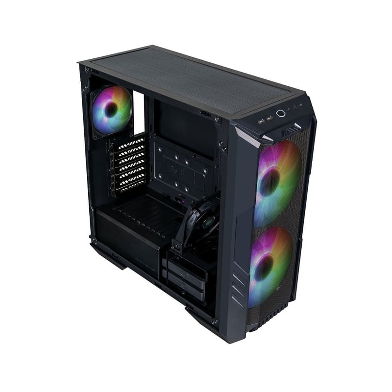 Cooler Master HAF 500 Mid-Tower ATX Case Black Tempered Glass - 8