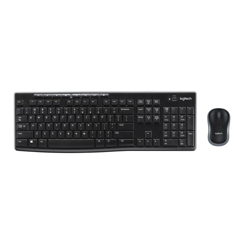 كيبورد Logitech MK270 Full-Size لاسلكي مع ماوس - 3