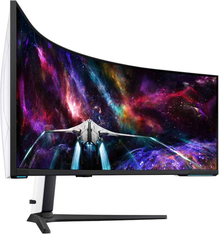 شاشة ألعاب سامسونج أوديسي نيو G9 G95NC منحنية فائقة الاتساع بحجم 57 بوصة (دقة Dual UHD - تقنية Quantum Mini-LED - تردد 240Hz - استجابة 1ms - انحناء 1000R) - 10