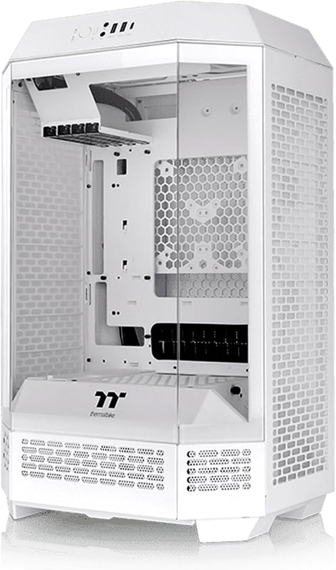 Thermaltake The Tower 300 Micro-ATX Case White Tempered Glass - 5