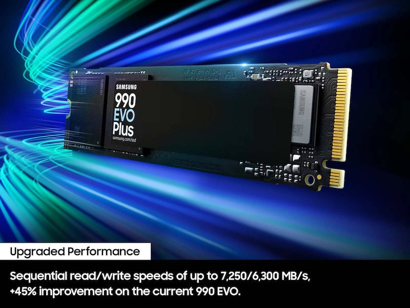 SSD سامسونج 990 Evo 2TB NVMe M.2 PCIe أسود - 16