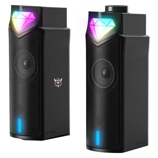 Onikuma L1 2-in-1 RGB Speakers Black - 5