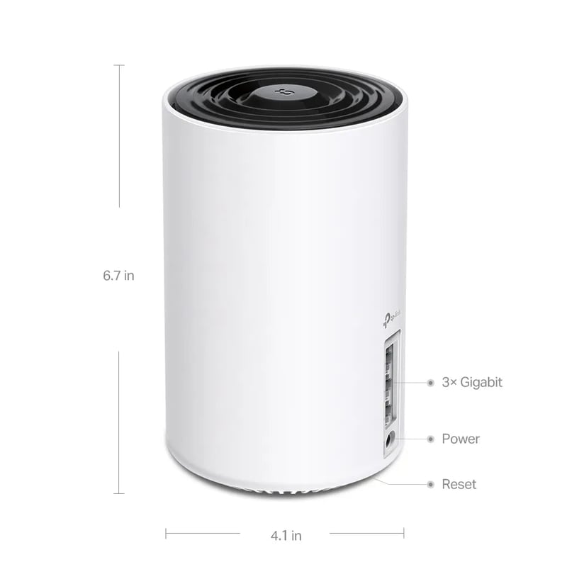TP-Link Deco XE75 AXE5400 Tri-Band Mesh WiFi 6E System 2-Pack - 5