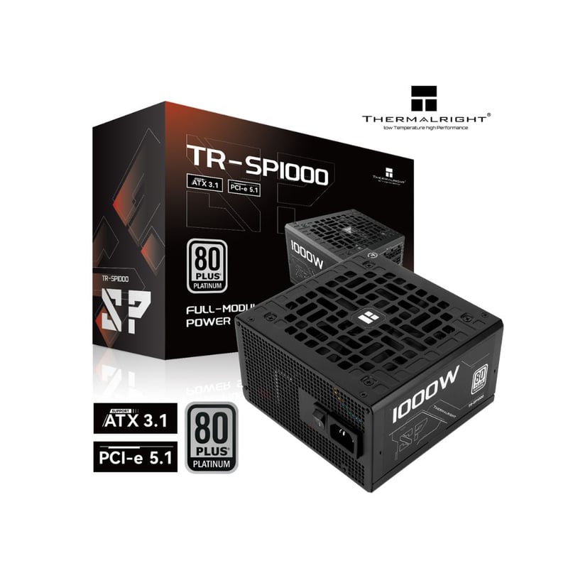 باور سبلاي Thermalright SP 1000W 80+ Platinum فول مودولار أسود - 1
