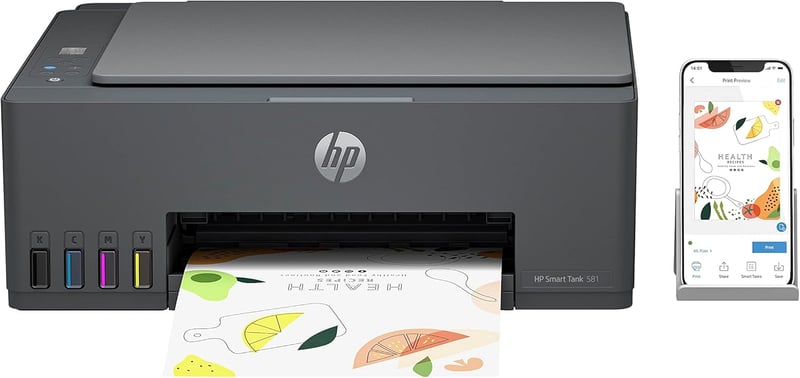HP Smart Tank 581 All-in-One Ink Tank Printer Light Basalt - 6