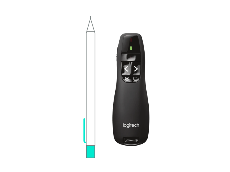 اكسسوار Logitech R400 الليزري اللاسلكي للعروض الأسود - 6