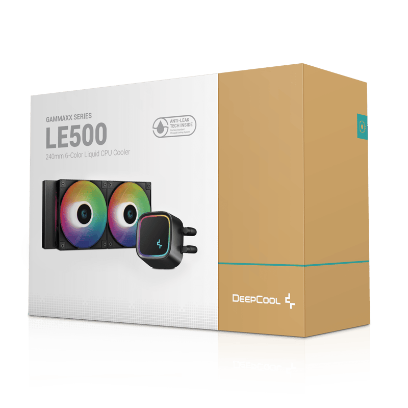 DeepCool LE500 240mm AIO Liquid CPU Cooler - 10