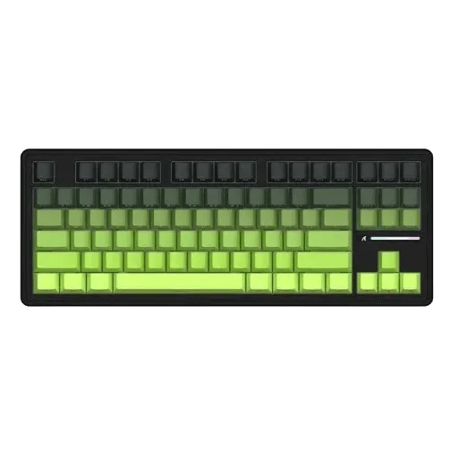 كيبورد Attack Shark M87 Pro V2 80% TKL ميكانيكي لاسلكي RGB أخضر - 5