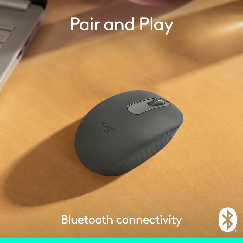 ماوس Logitech M196 1000 DPI لاسلكي رمادي - 12