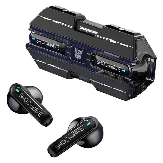 سماعات Transformers TF-T01 TWS بلوتوث 5.3 13mm درايفر أسود - 4