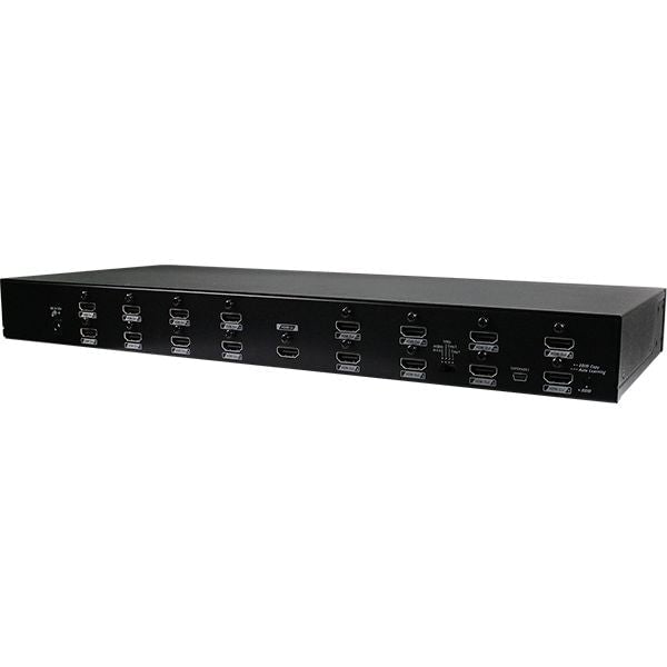 محول Rextron VKSM-6G116 16-Port True 4K HDMI 2.0 Splitter Rackmount - 1