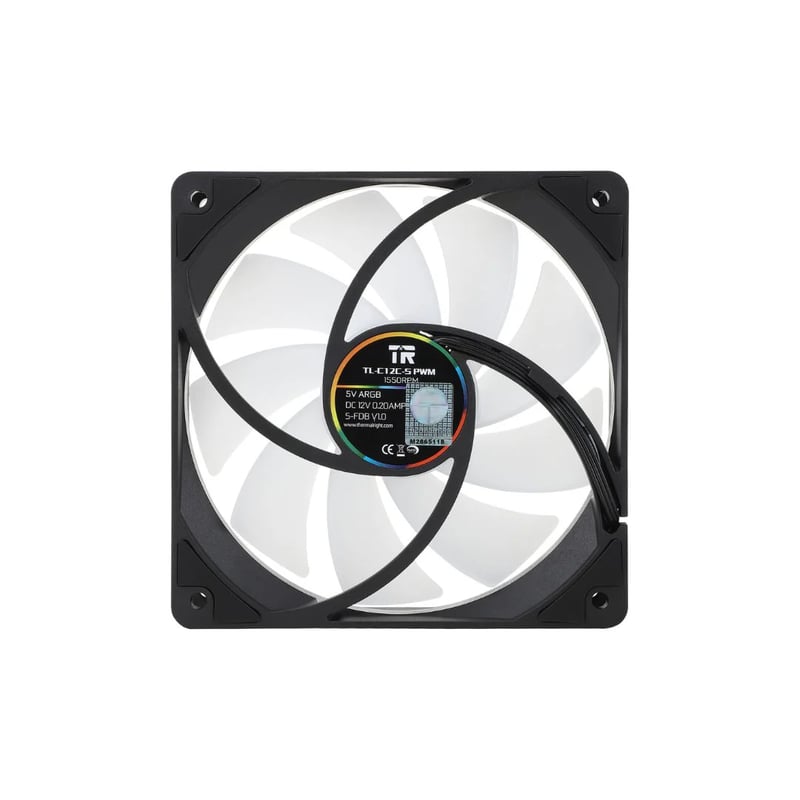 Thermalright TL-C12C-S 120mm ARGB Fan 5-Pack Black - 3