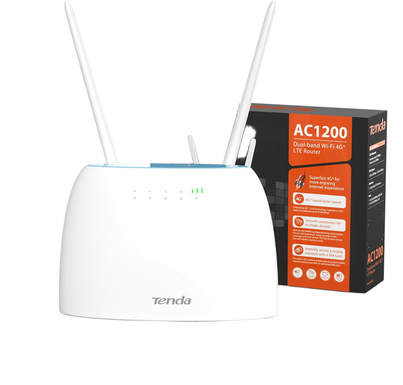 Tenda 4G09 AC1200 Dual-Band 4G+ LTE Router - 7