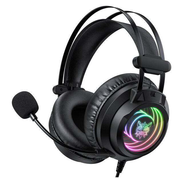 Onikuma X80 Abyss Mirror Wired Gaming Headset 50mm Drivers RGB - 5