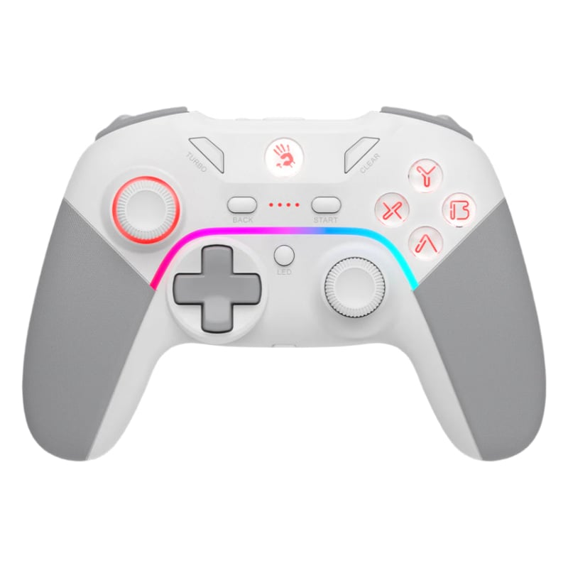 Bloody GPW70 Dual Mode Wireless & USB Wired Game Controller White - 7