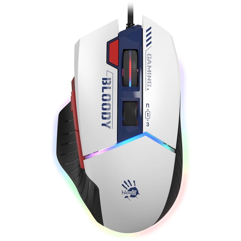 ماوس Bloody W95 Max Sports 12000 DPI سلكي RGB أصفر - 1